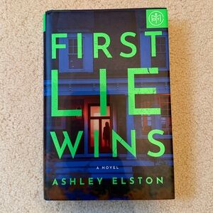 BOTM First Lie Wins by Ashley Elston - Hardcover Book